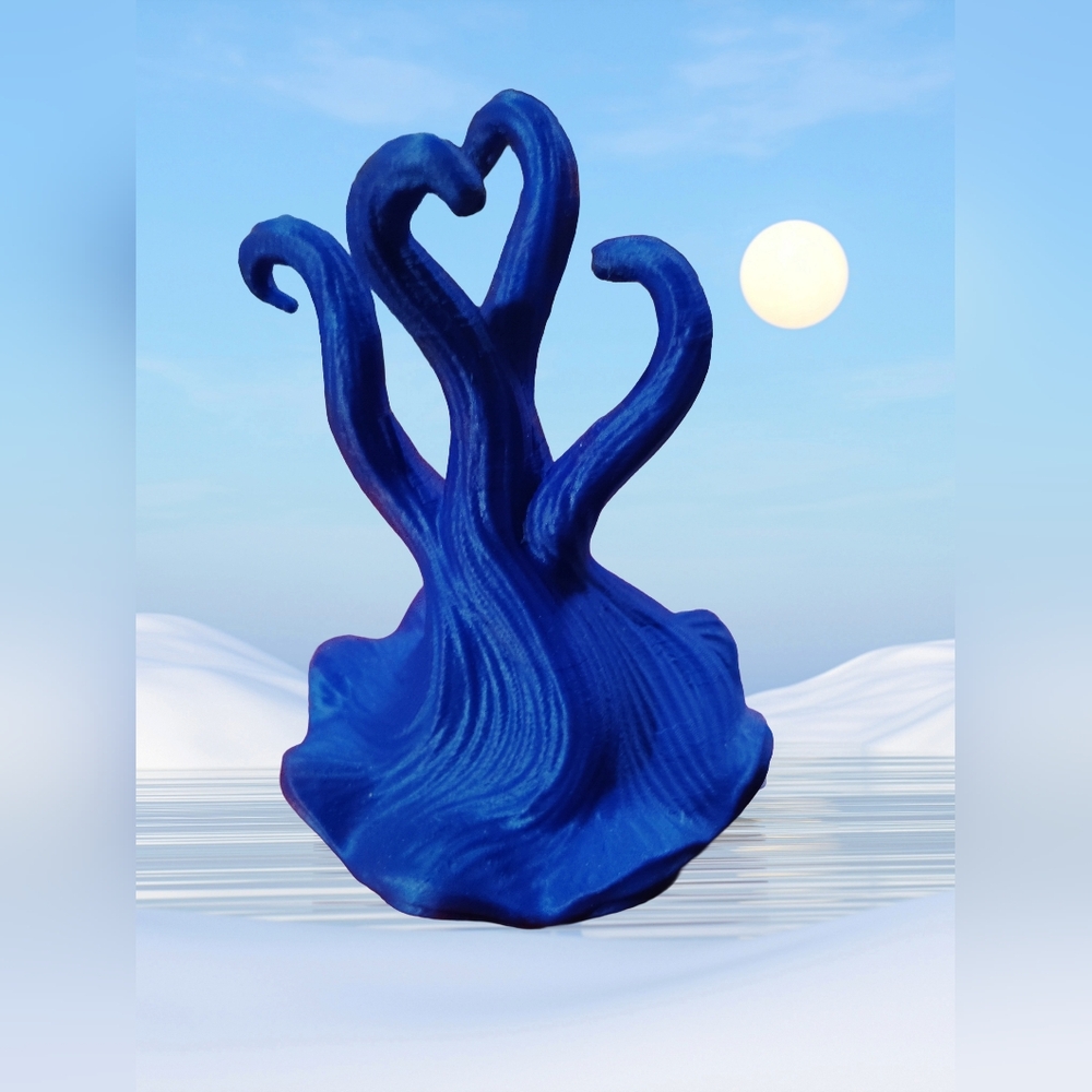 3D Printed Wave Jewelry Holder